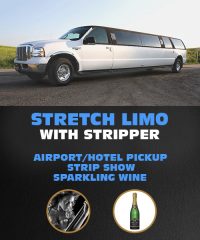 Make your Riga bachelor weekend unforgettable with Limo Hire featuring a Stripper.